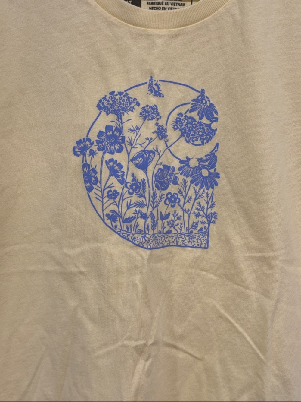 Carhartt Yellow Kids with Floral Graphic Tee 4T - Picture 3 of 11